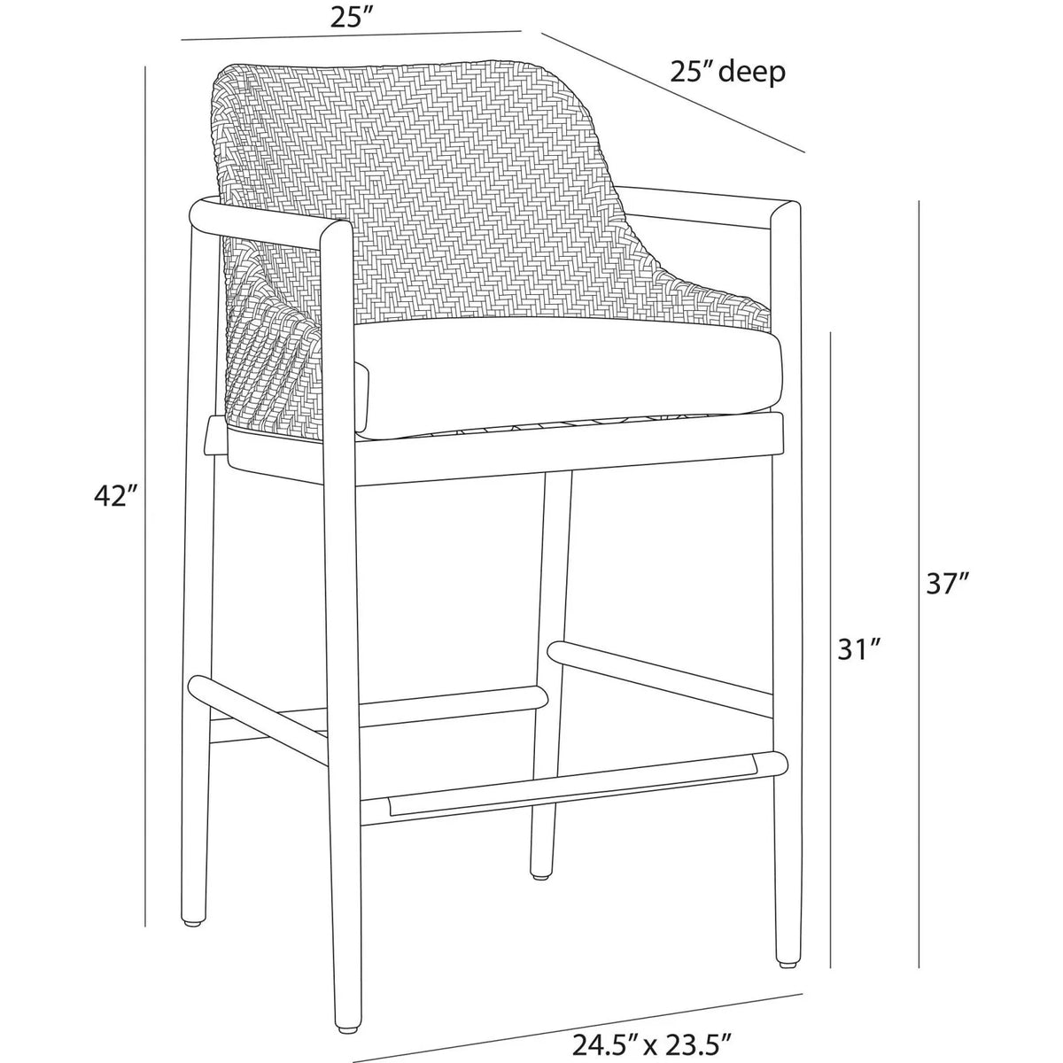 bar stool diagram