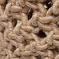 Close-up of beige woven material