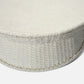 White textured coffee table on a light gray background