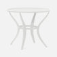 Hadley Table White Mesh Metal
