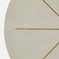 Beige fabric surface with gold geometric lines