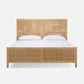 Isla Bed Natural Peeled Rattan