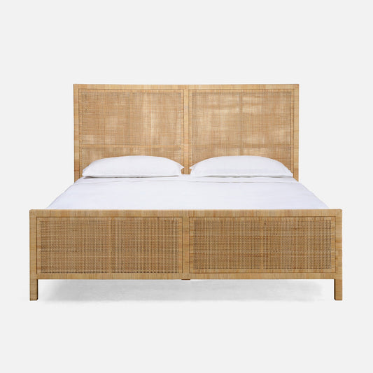 Isla Bed Natural Peeled Rattan