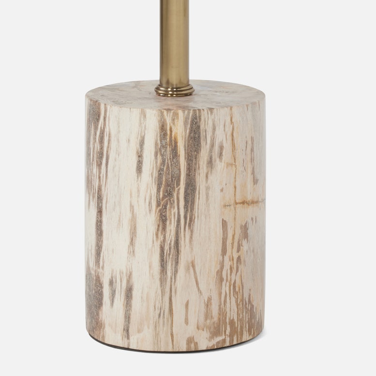 Janina Drink Table Light Petrified Wood