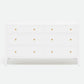 Jarin 60" Dresser Designer White Faux Belgian Linen