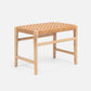 Percy Bench Tan Leather