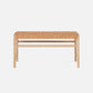 Percy Bench Tan Leather
