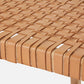 Percy Bench Tan Leather