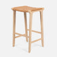 Percy Counter and Bar Stool Tan Leather