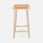 Percy Counter and Bar Stool Tan Leather