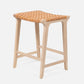 Percy Counter and Bar Stool Tan Leather