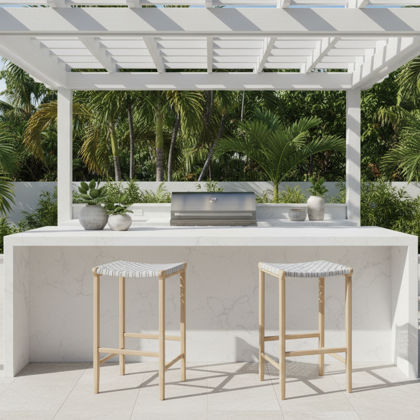 Percy outdoor stools made goods