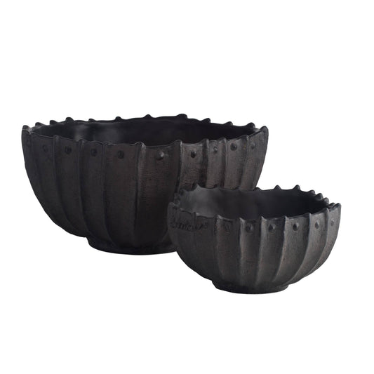 Neushoorn Centerpiece Set Ebony