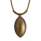 Egg Drop Pendant Antique Brass