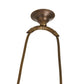 Egg Drop Pendant Antique Brass