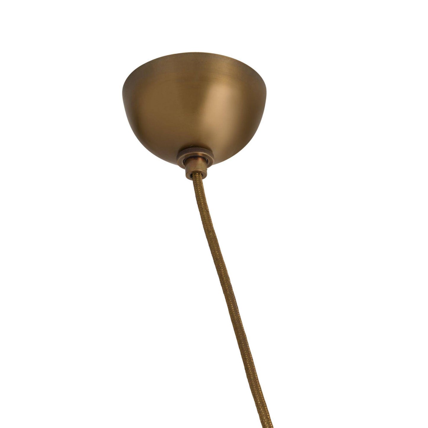 Egg Drop Pendant Antique Brass