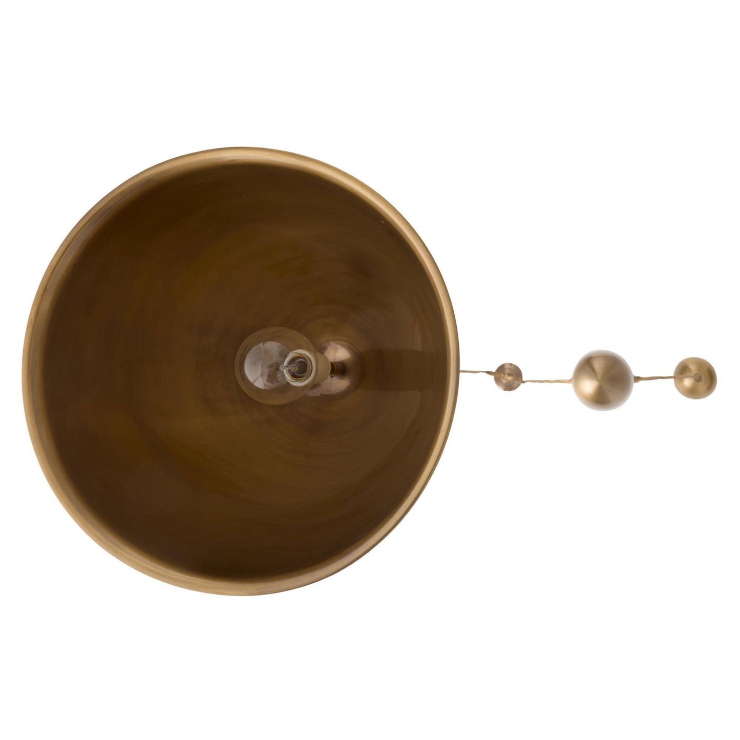 Egg Drop Pendant Antique Brass