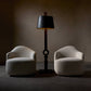 Boulder Swivel Chair Sand Boucle