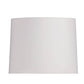 White lampshade on a white background
