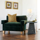 Aero Side Table Black Leathered Marble