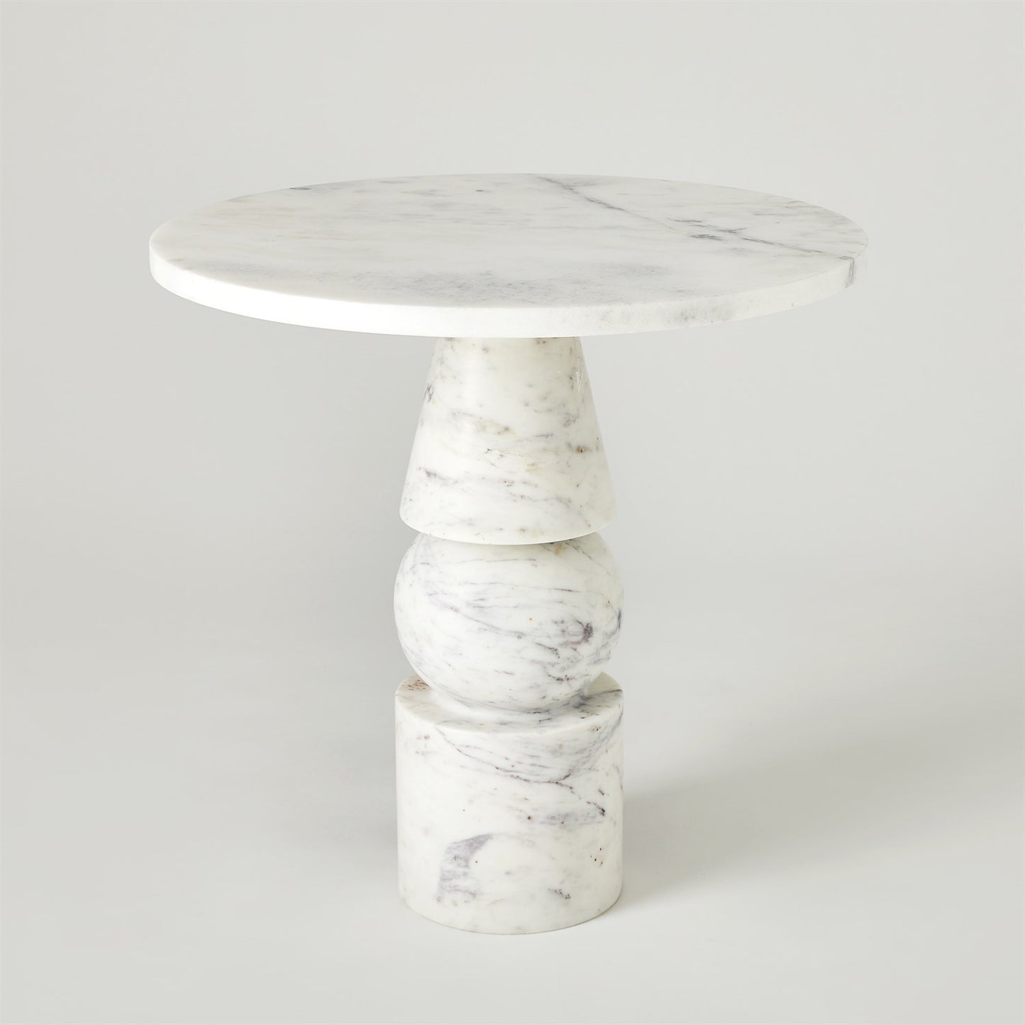 Cargo Table White Marble