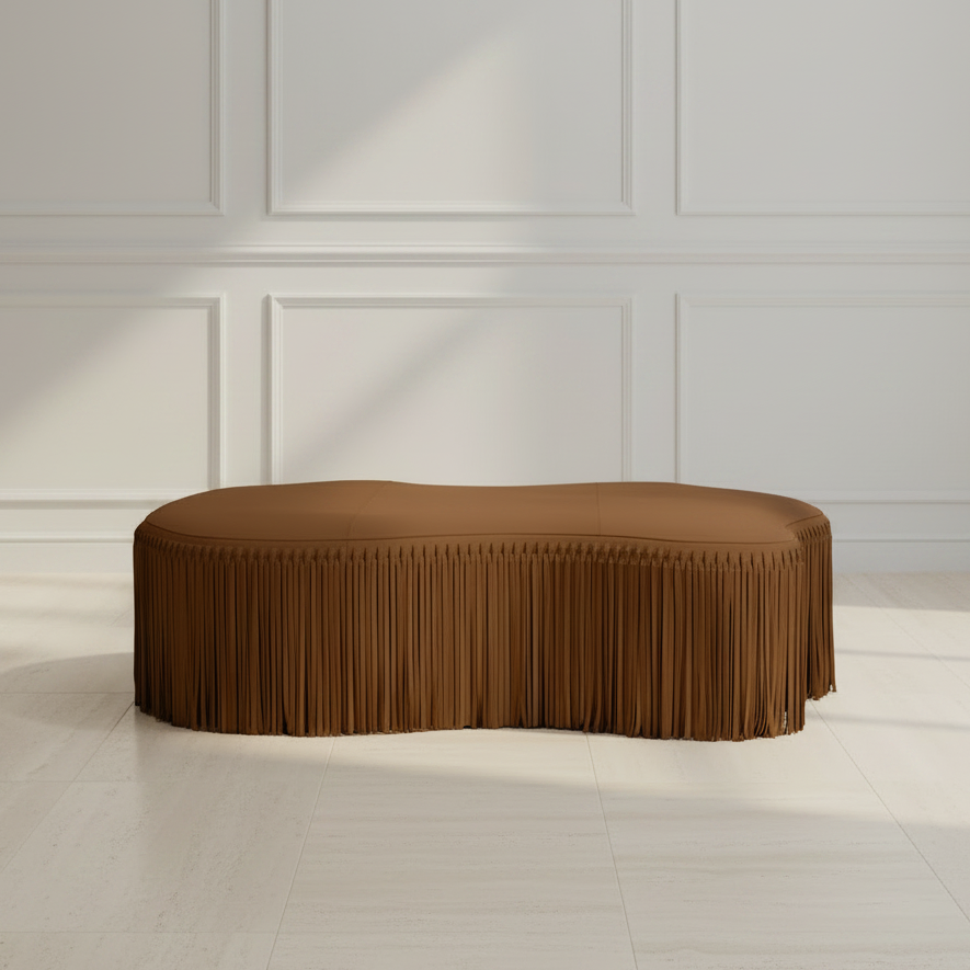 Hallie Coffee Table Camel Suede
