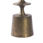 Bronze candle holder on a white background