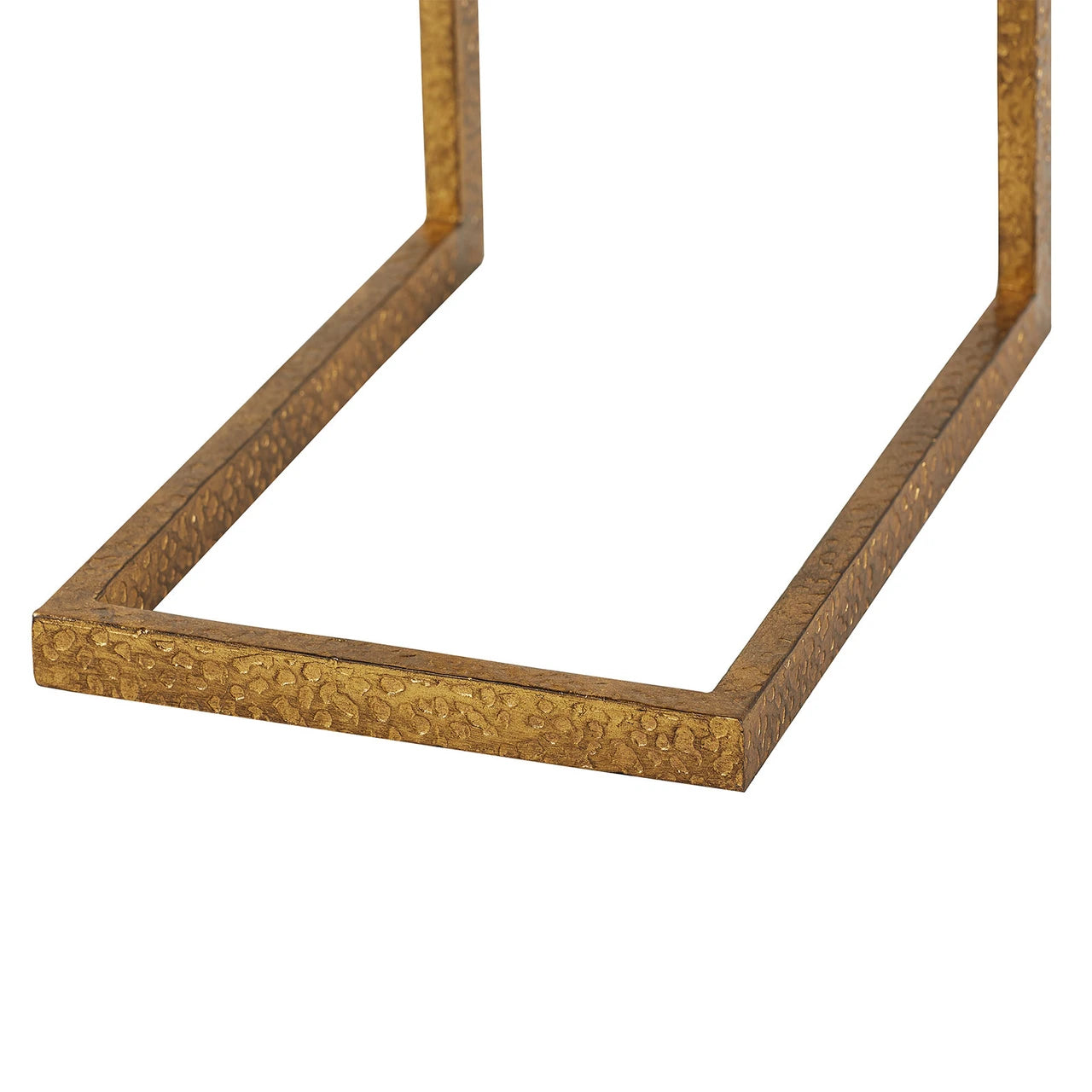 Gold decorative frame on a white background