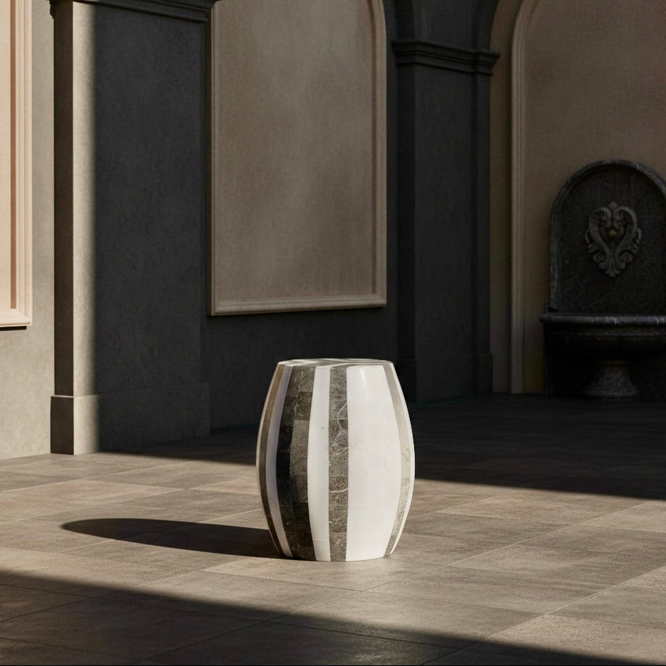 Palecek Dali Outdoor Stool Gray – CLAYTON GRAY HOME