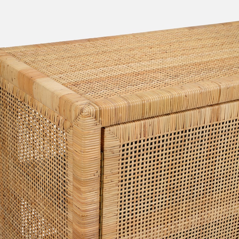 Isla Buffet Natural Peeled Rattan - multiple options