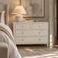 Isla Dresser White Peeled Rattan