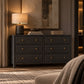 Isla Dresser Smoke Peeled Rattan