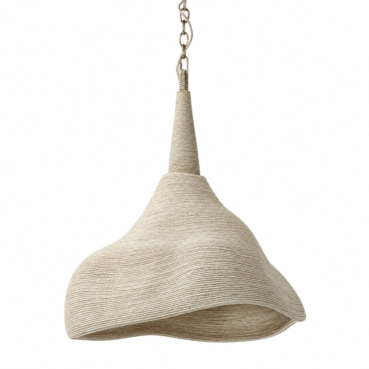 Jaden Chandelier Flare Whitewash Rope