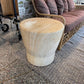 Jones Side Table Faux Travertine