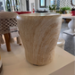 Jones Stool Faux Travertine