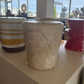 Jones Stool Faux Travertine