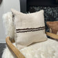 jute pillow center styled