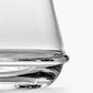 Close-up of a clear glass with a white background