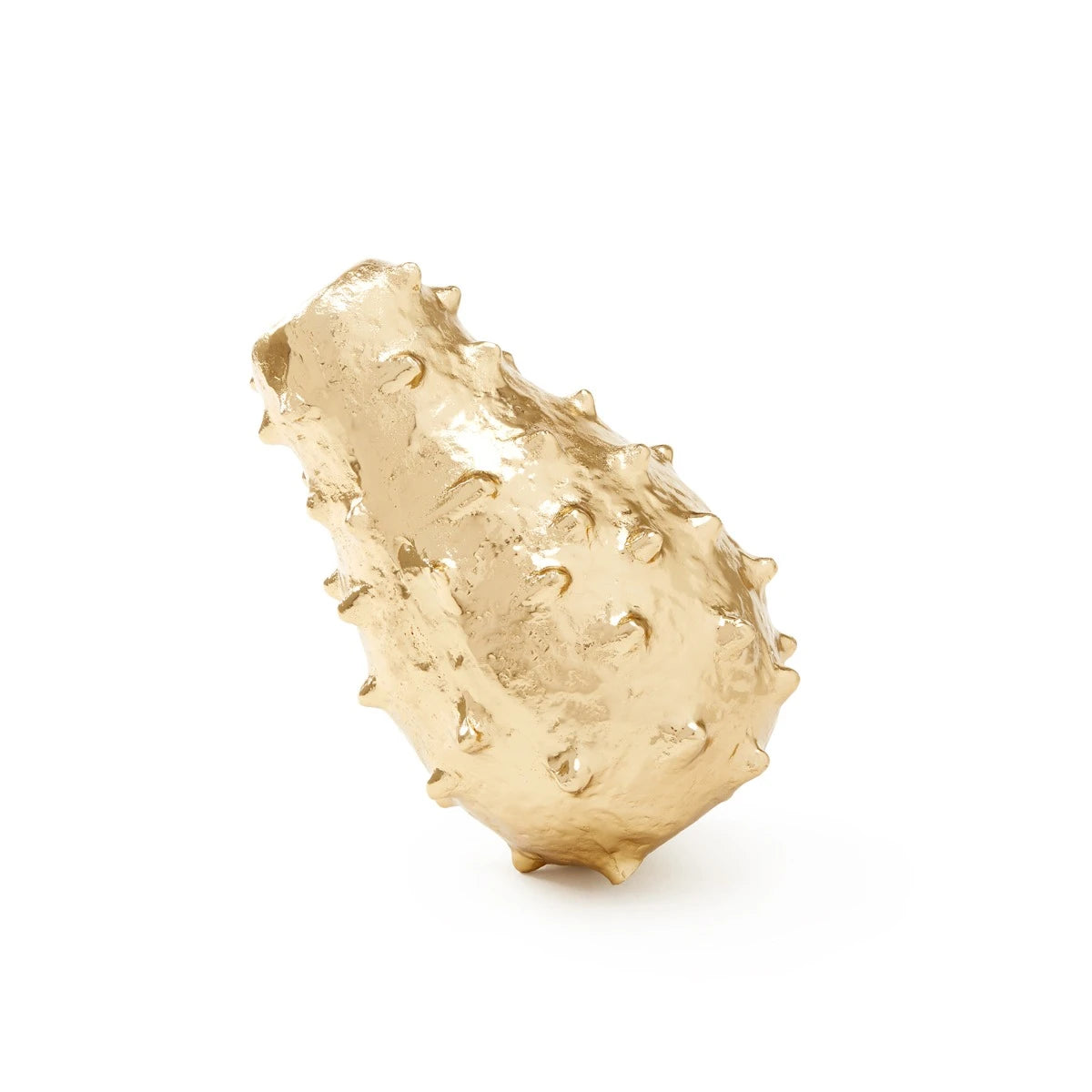 Kiwano Vase Brass