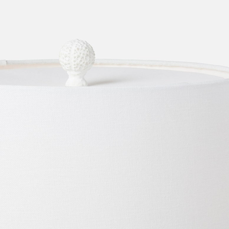 white ceramic table lamp finial
