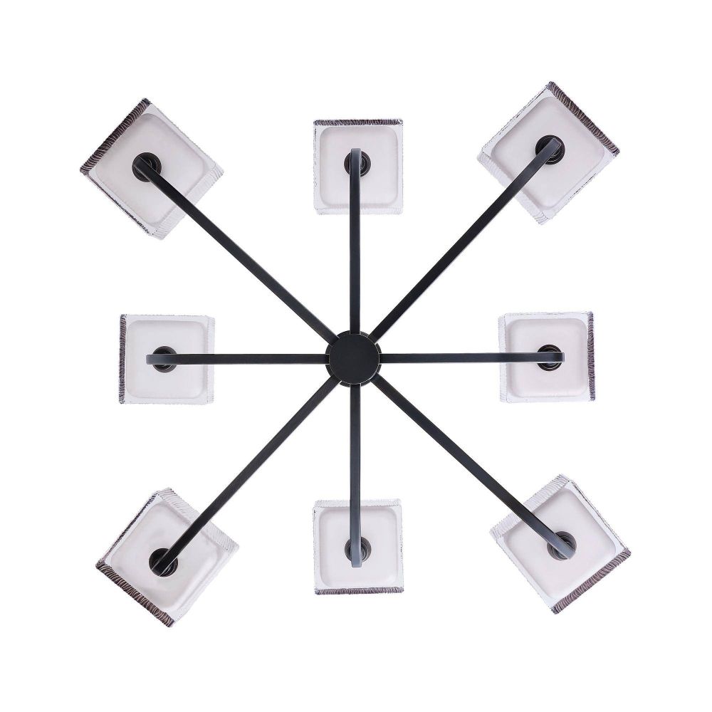Louis Chandelier Smoked Glass