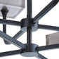 Louis Chandelier Smoked Glass