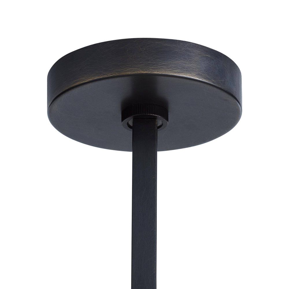 Louis Chandelier Smoked Glass