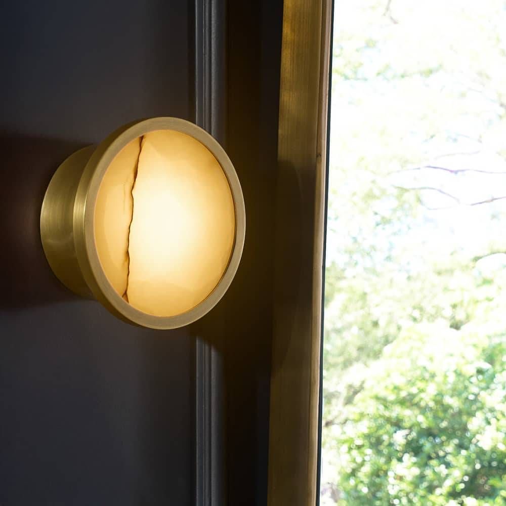 Louisa Flush Mount Antique Brass