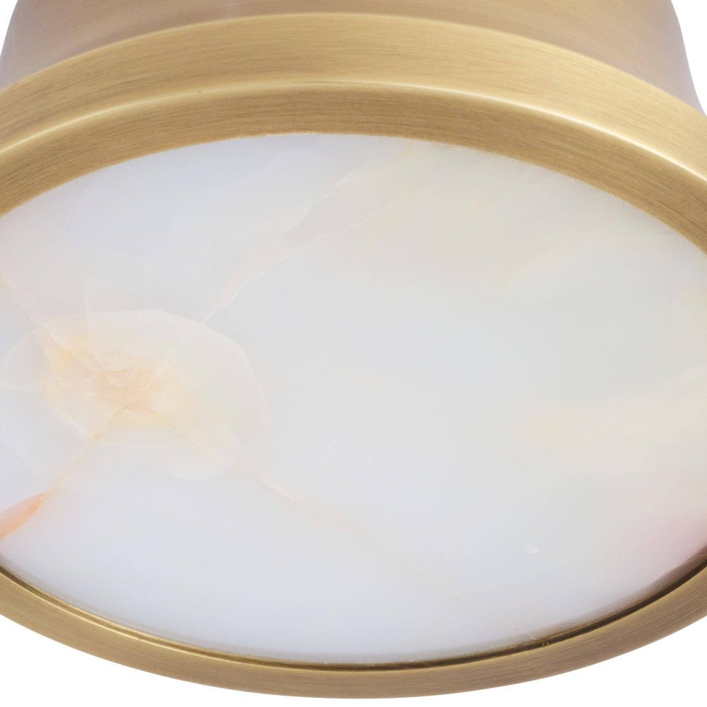 Louisa Flush Mount Antique Brass