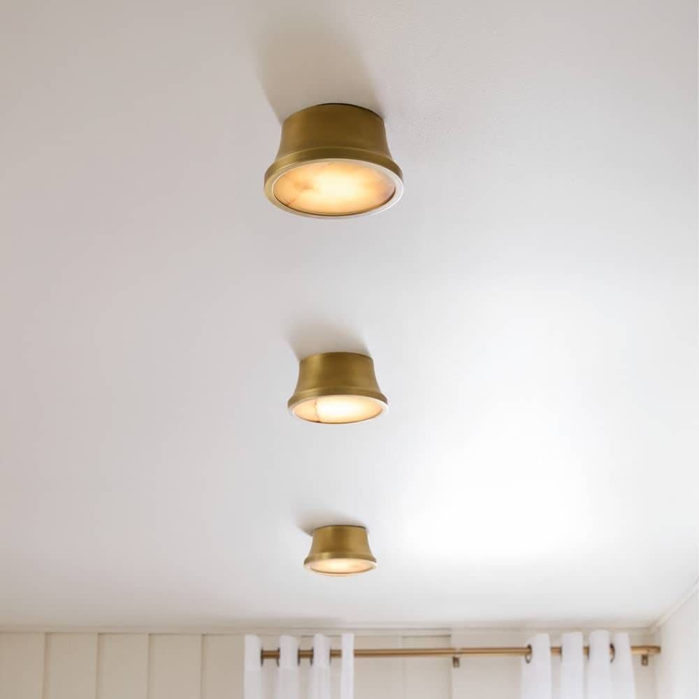 Louisa Flush Mount Antique Brass