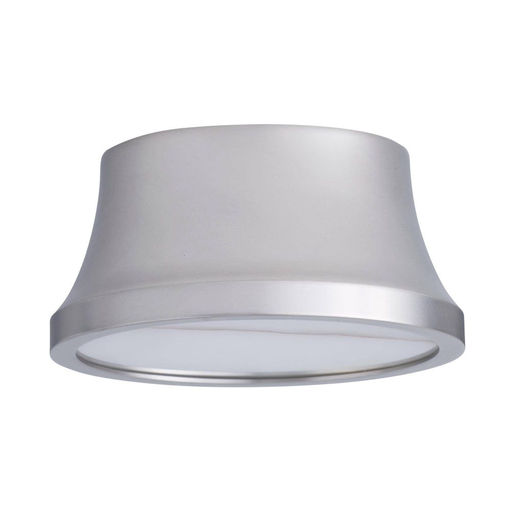 White ceiling light fixture on a white background