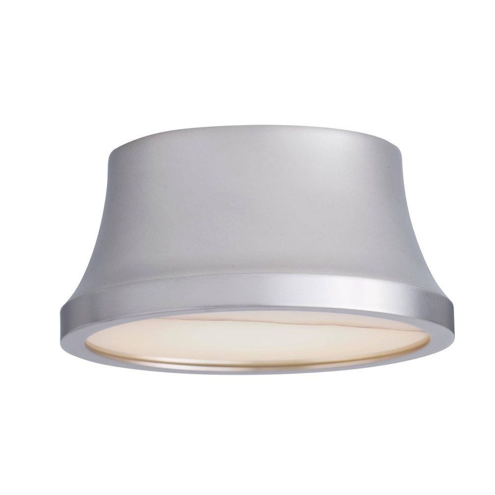 Silver lampshade on a white background