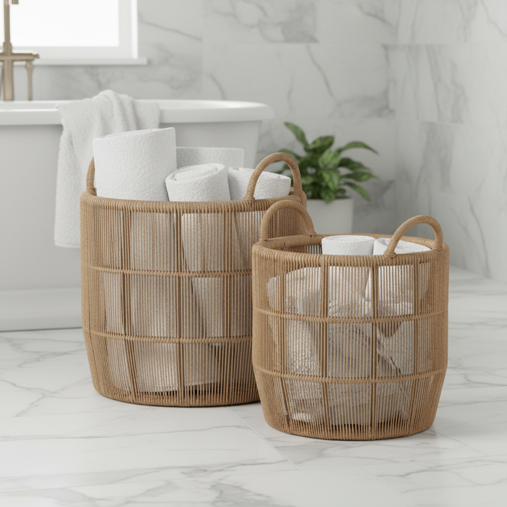 alcoy basket set natural made goods