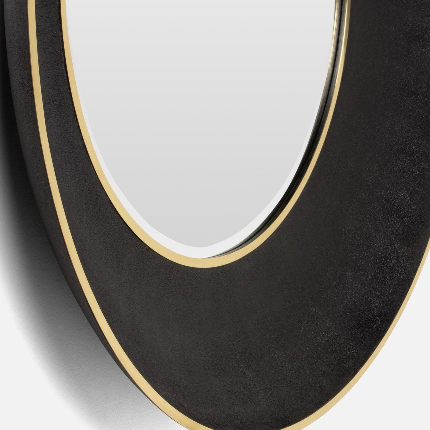 made goods armond mirror 50 inch black and gold detail